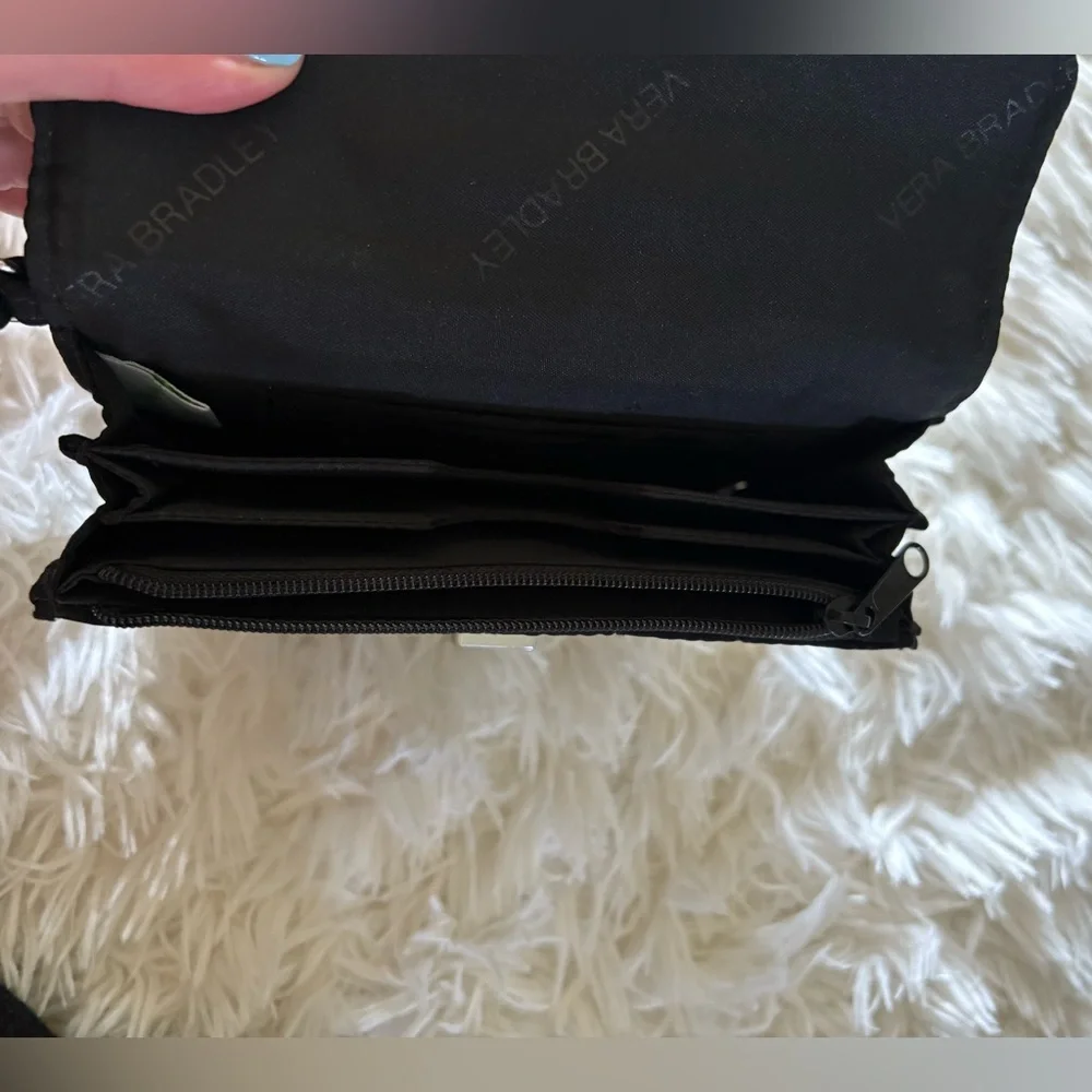 Vera Bradley Black Clutch Wristlet - Picture 5 of 5